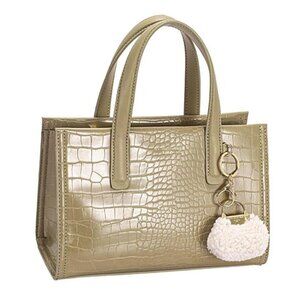 David Jones Crocodile Pattern Handbag